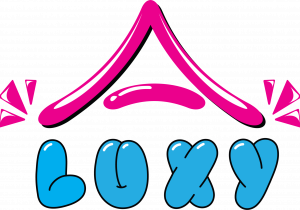 Luxy Bounce Logo. Bounce House Rentals, Party Rentals and more.